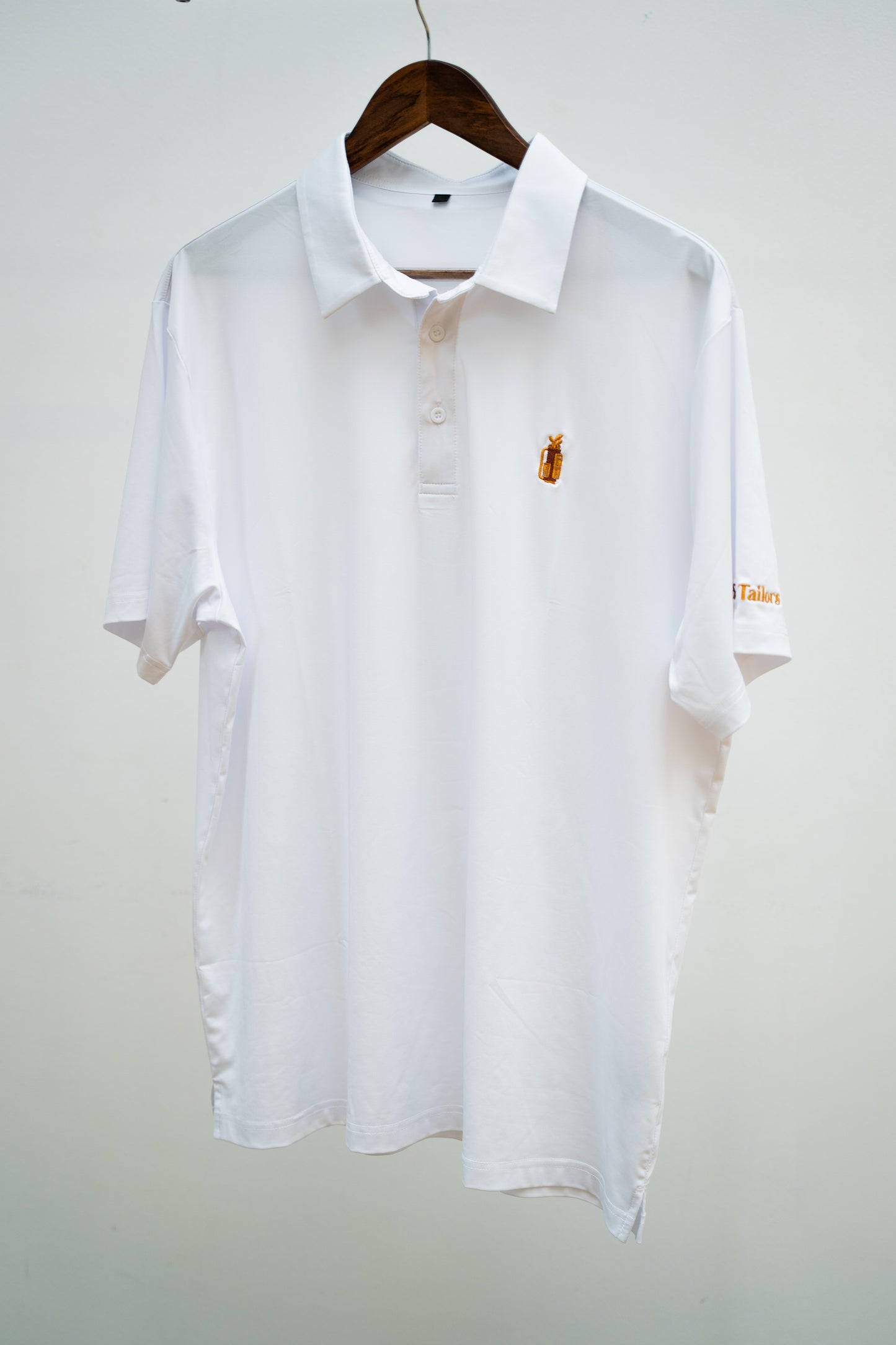 White Golf Polo