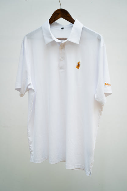 White Golf Polo