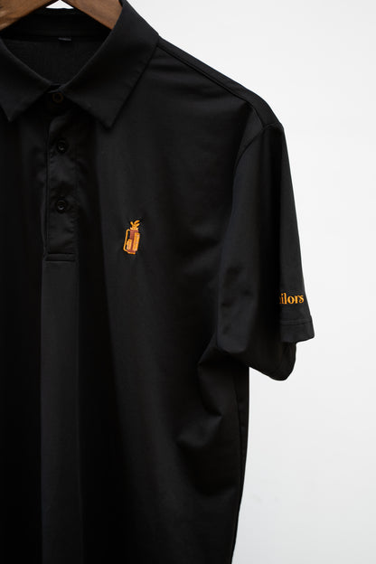 Black Golf Polo
