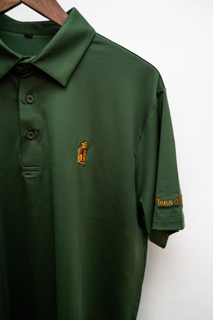 Dark Green Golf Polo