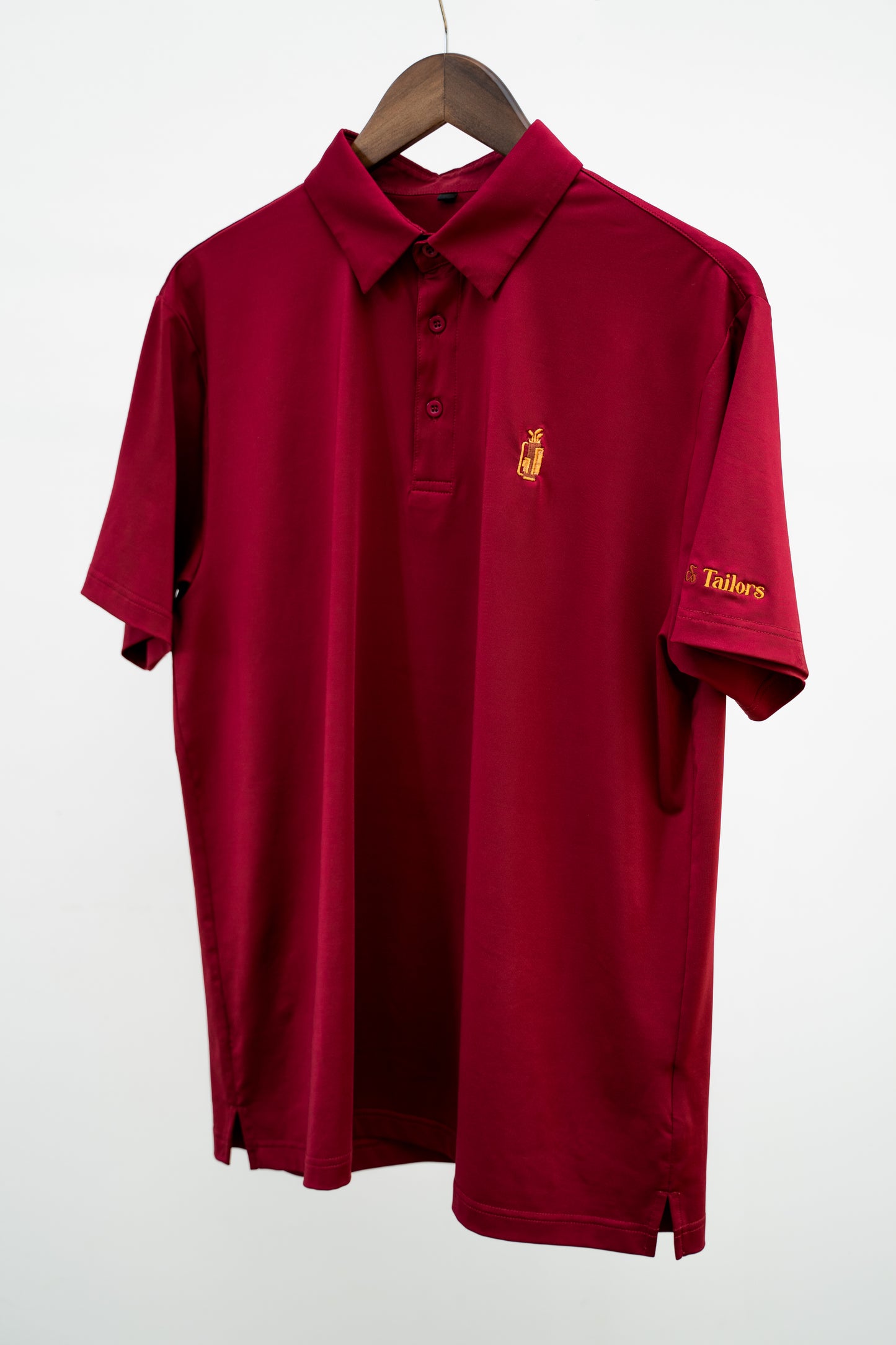 Burgundy Golf Polo