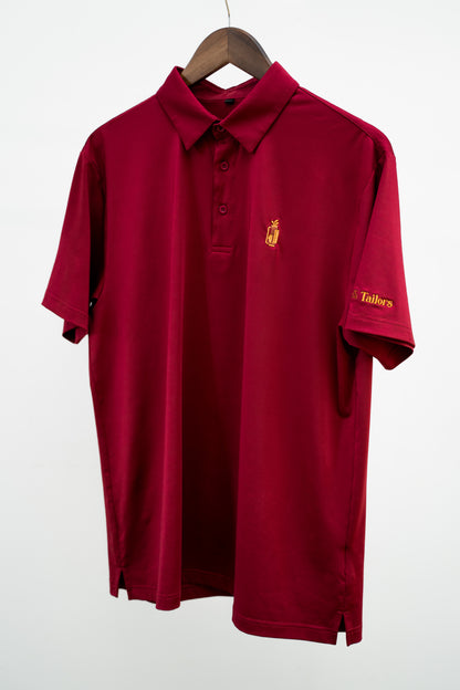 Burgundy Golf Polo