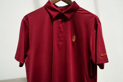 Burgundy Golf Polo