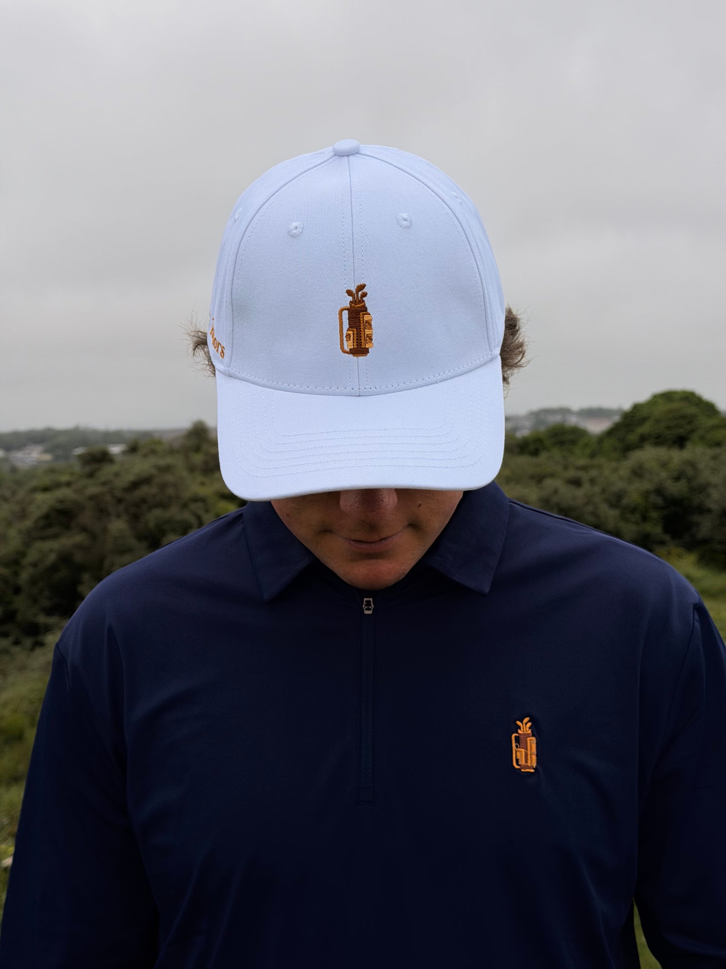 White Golf Hat