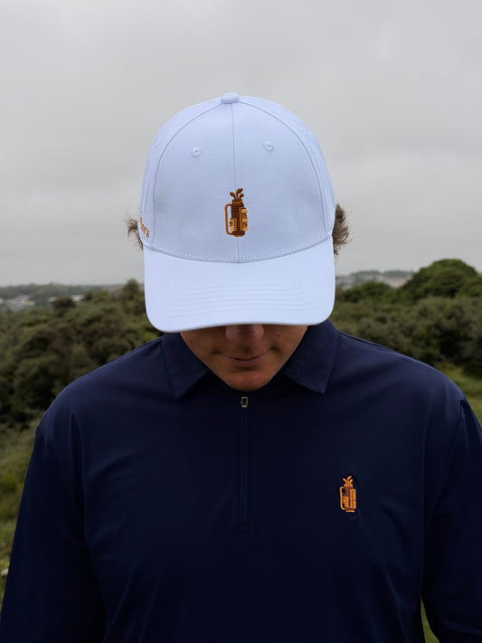 White Golf Hat
