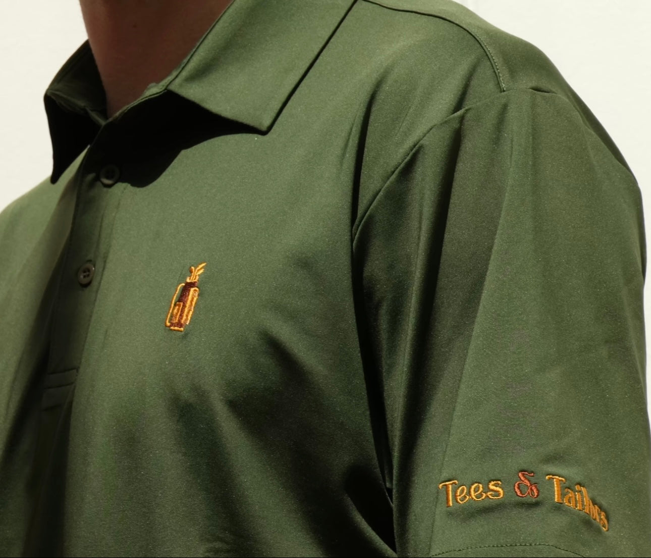 Dark Green Golf Polo