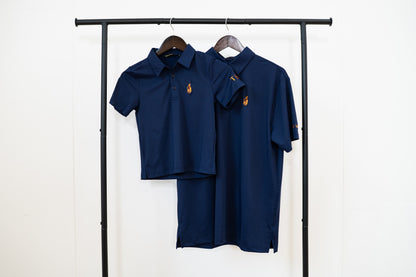 Adults and Kids Navy Polo Bundle