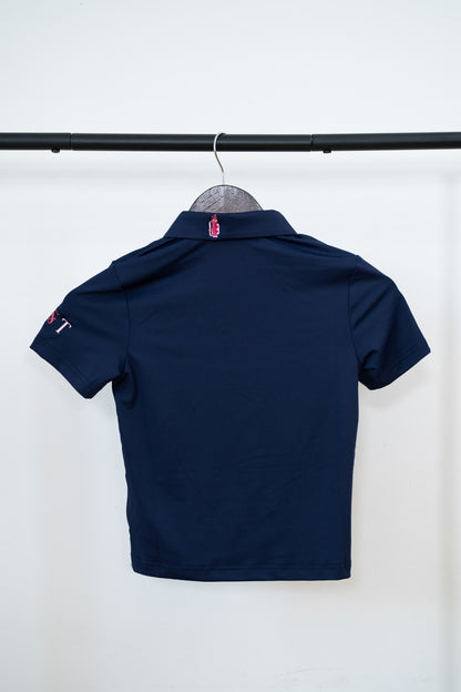 Kids Navy Golf Polo