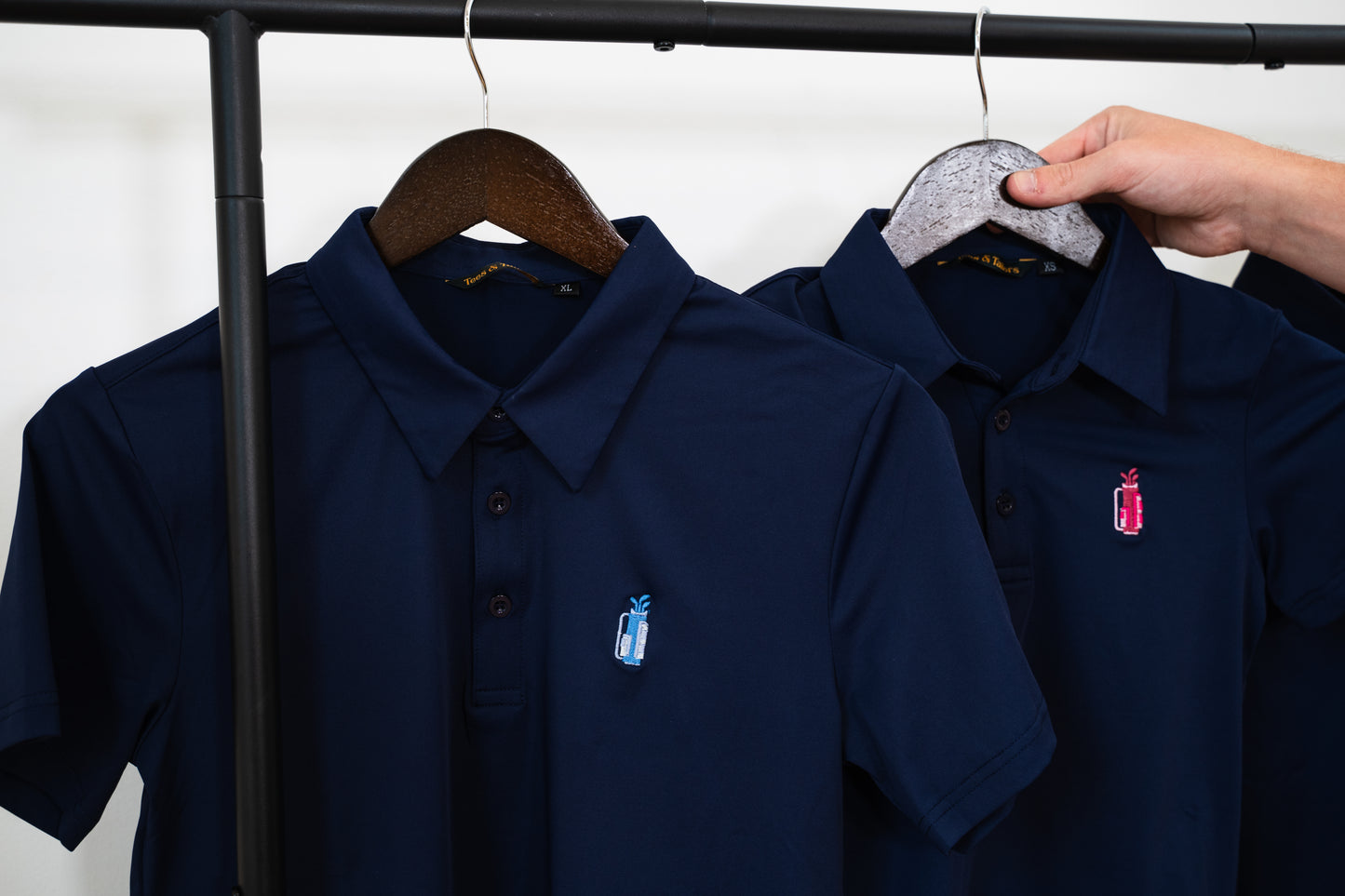 Kids Navy Golf Polo