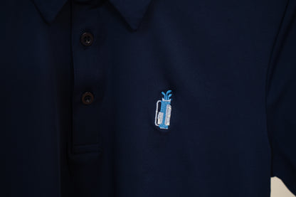 Kids Navy Golf Polo