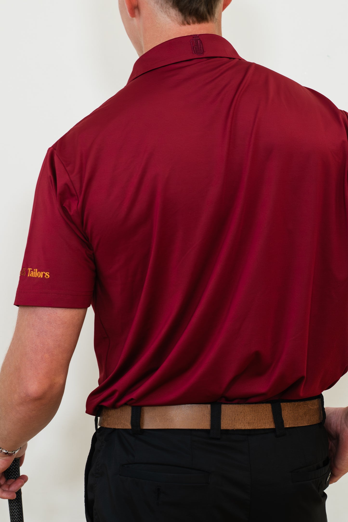 Burgundy Golf Polo