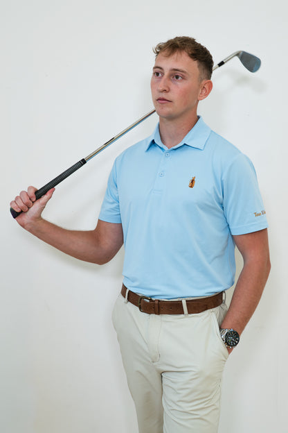 Sky Blue Golf Polo
