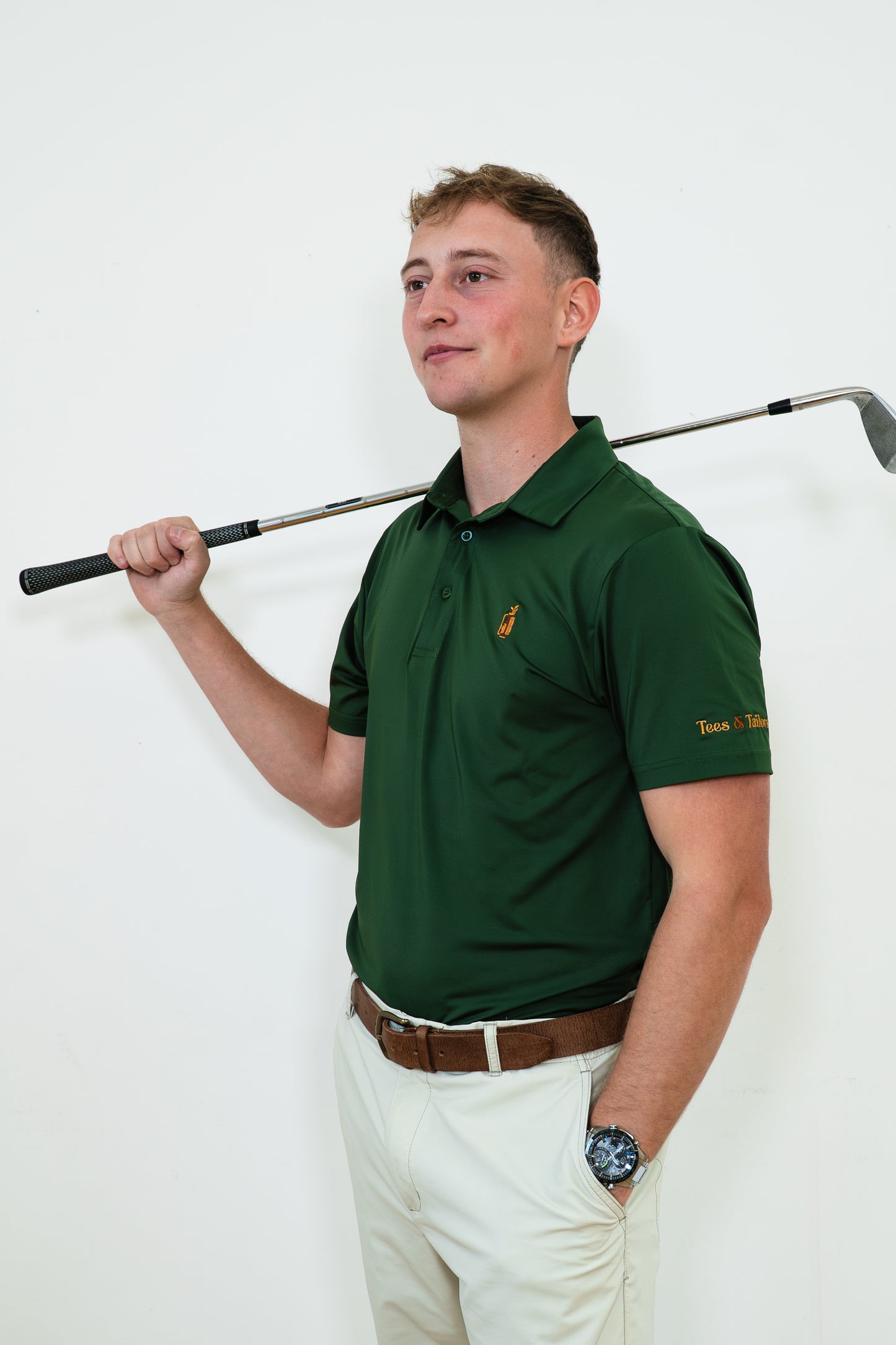 Dark Green Golf Polo