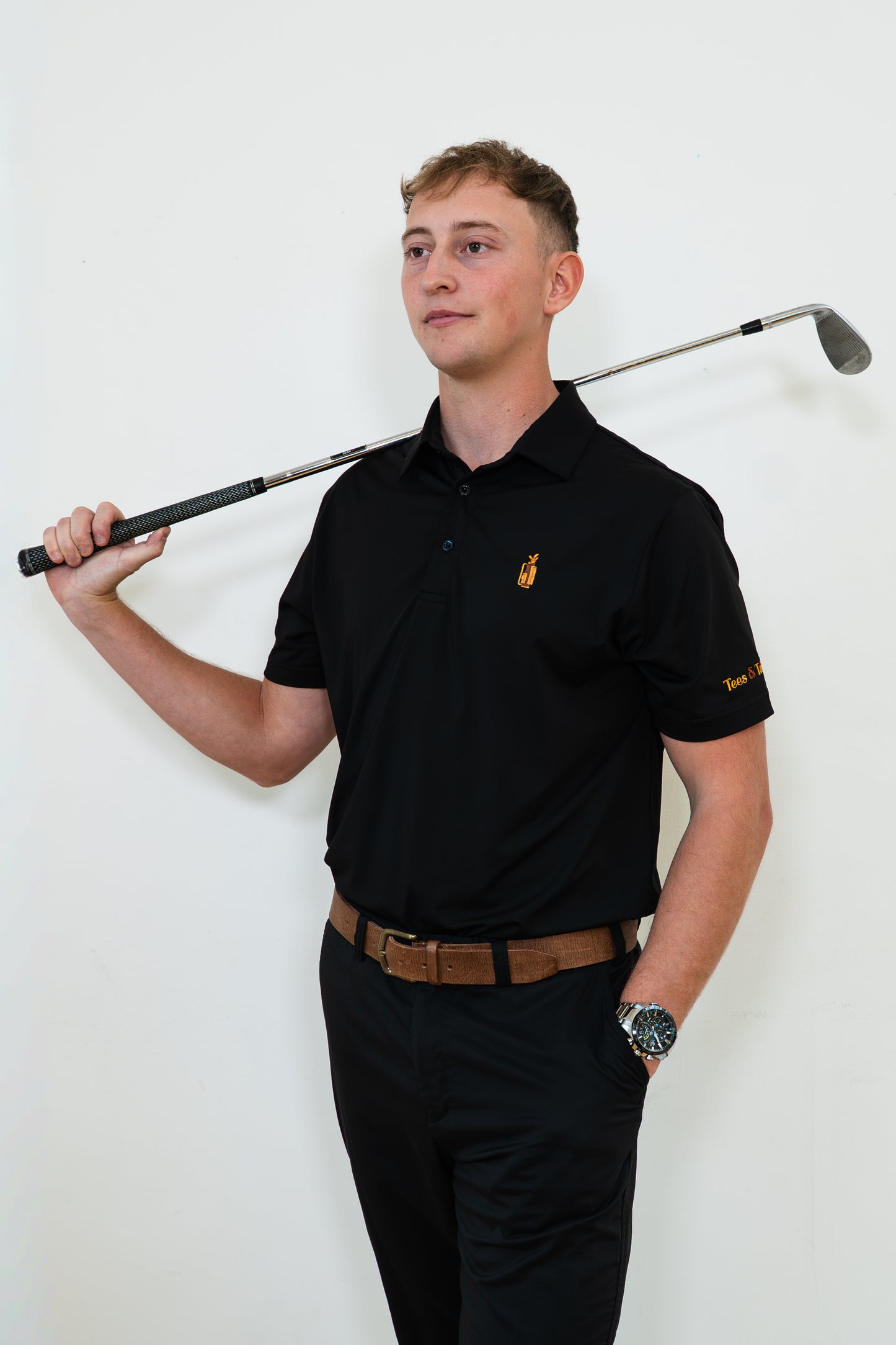 Black Golf Polo